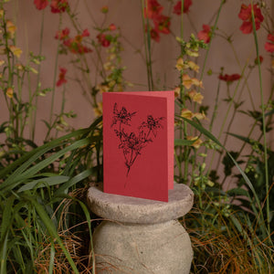 Thistle Greeting Card