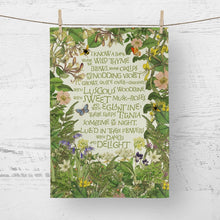 Wild Thyme Shakespeare Tea Towel