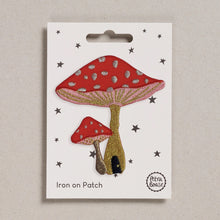 Toadstool Iron On Patch
