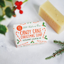 Candy Cane Christmas Soap Bar