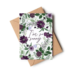 I'm So Sorry Sympathy Card