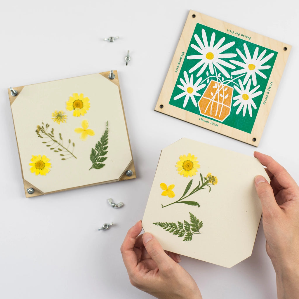 Daisy Print Flower Press