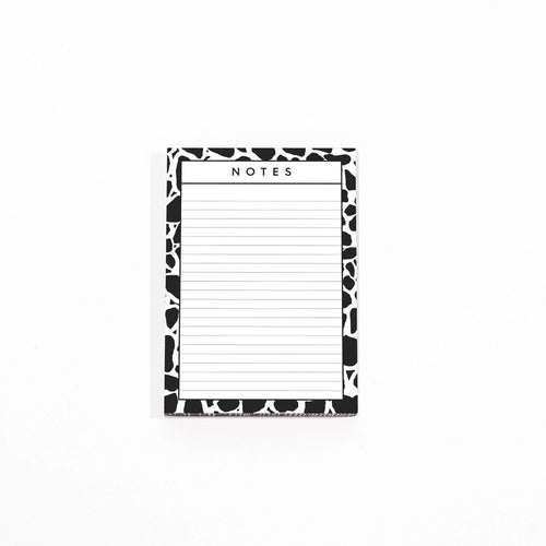 Note Pad, Black And White