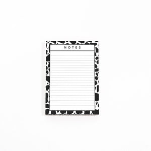 Note Pad, Black And White