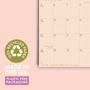 2026 A4 Calendar, Garden Botanicals