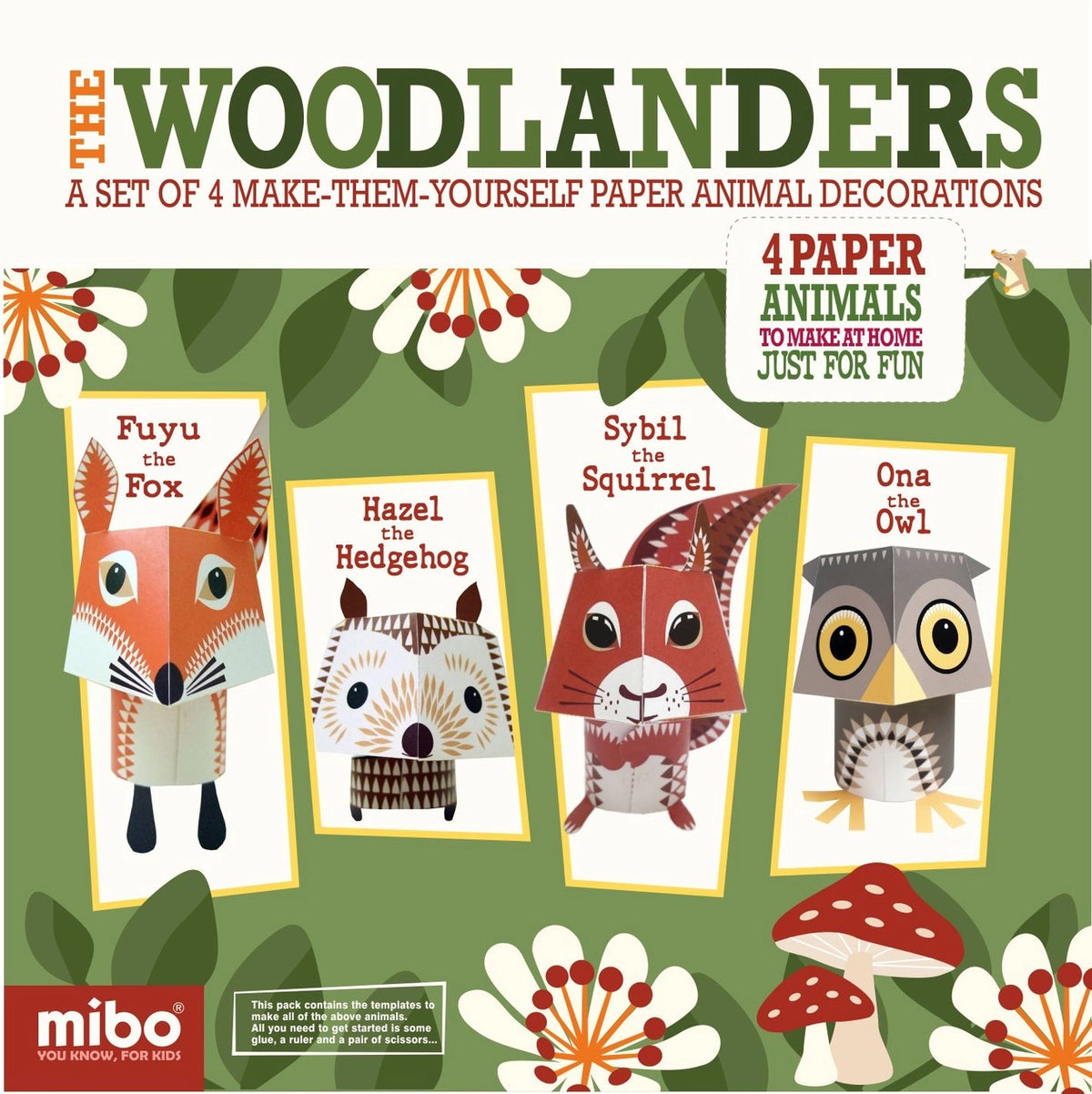 Woodlanders Paper Animal Craft Kit
