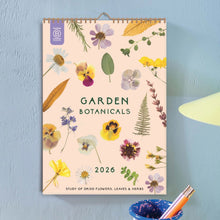 2026 A4 Calendar, Garden Botanicals