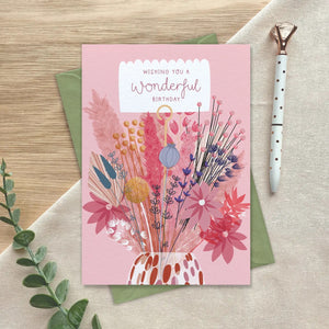Wishing you A Wonderful Birthday Card