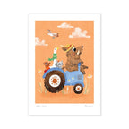 Tractor A4 Print