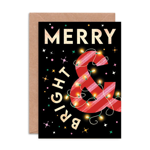 Merry & Bright Christmas Card