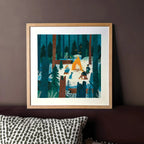 Fire And Stars Art Print