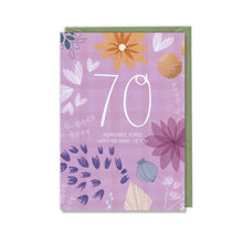 70th Birthday Card