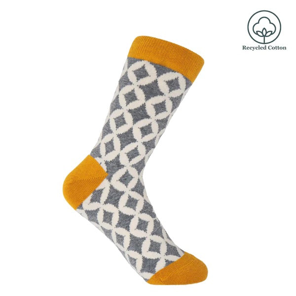 Grey Mosaic Women’s Socks