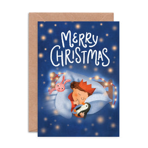 Christmas Family Cards, Box of 6