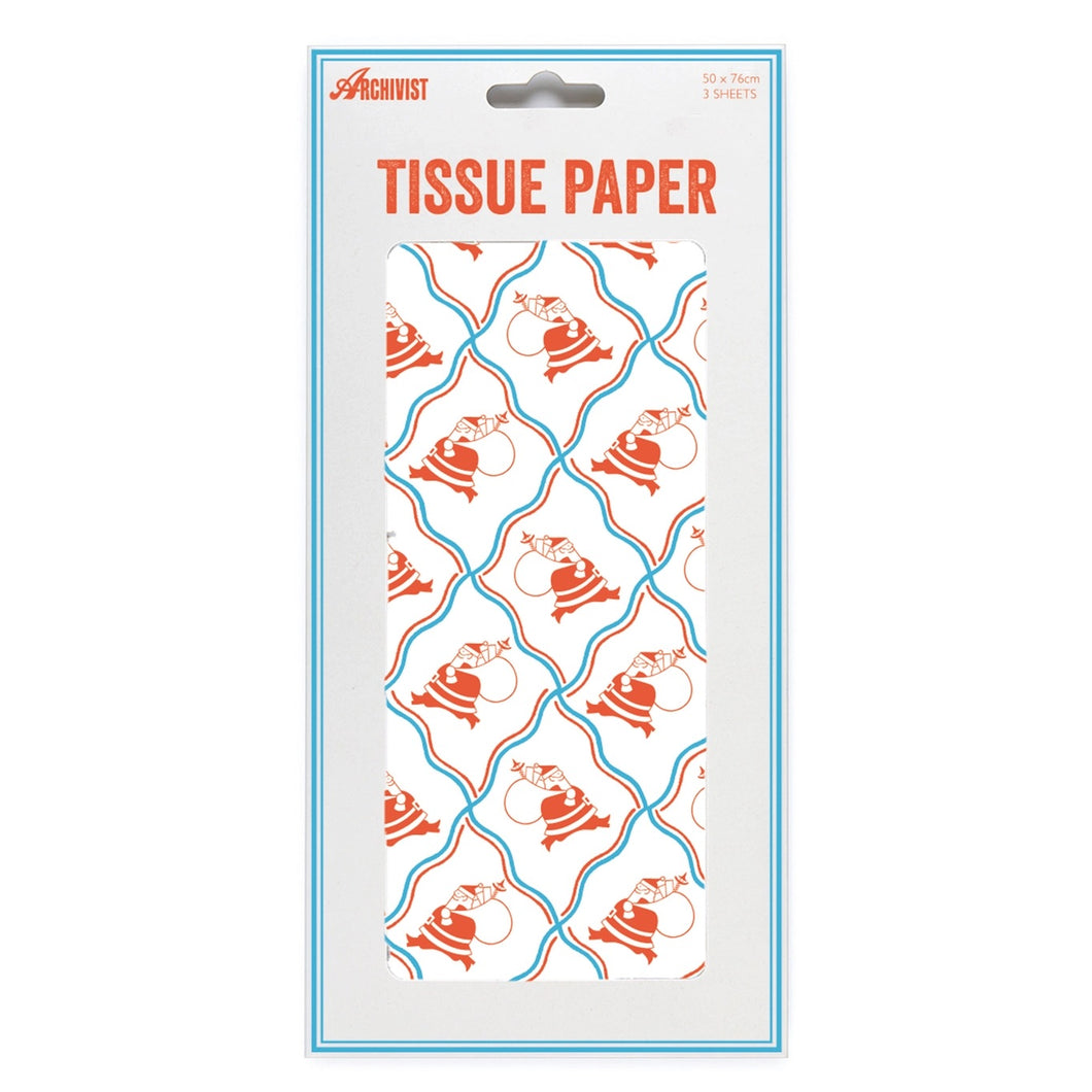 Santa Christmas Tissue Paper