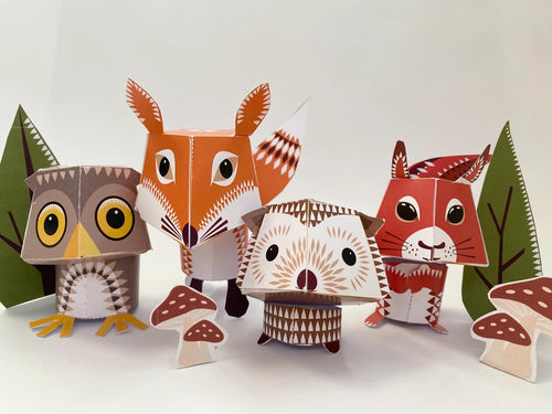 Woodlanders Paper Animal Craft Kit