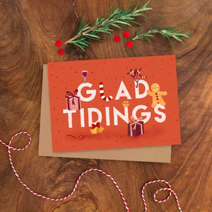 Glad Tidings Christmas Card