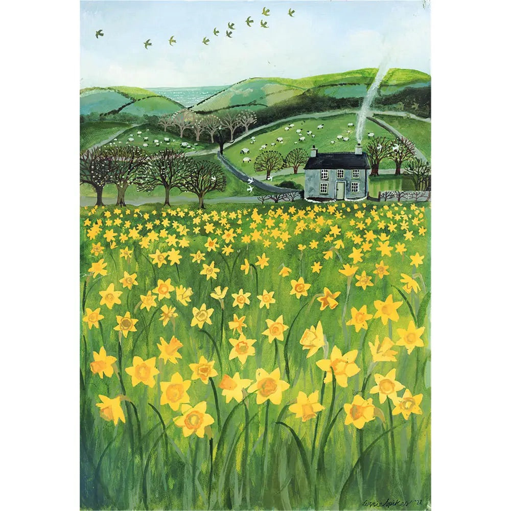 Daffodil Field Greeting Card