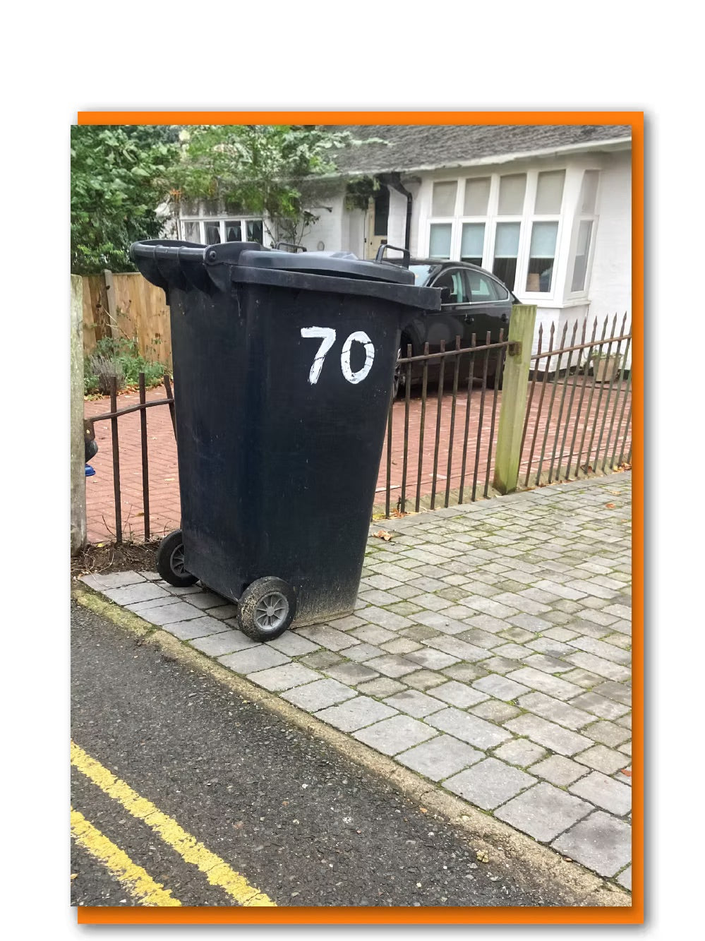 It's Bin Ages! 70th Birthday Card
