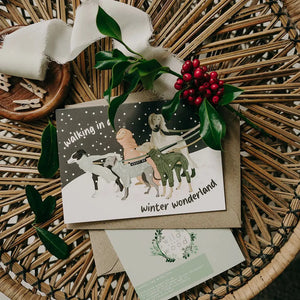 Winter Wonderland, Dogs In Jumpers, Christmas Card