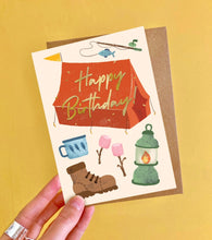 Camping Birthday Card