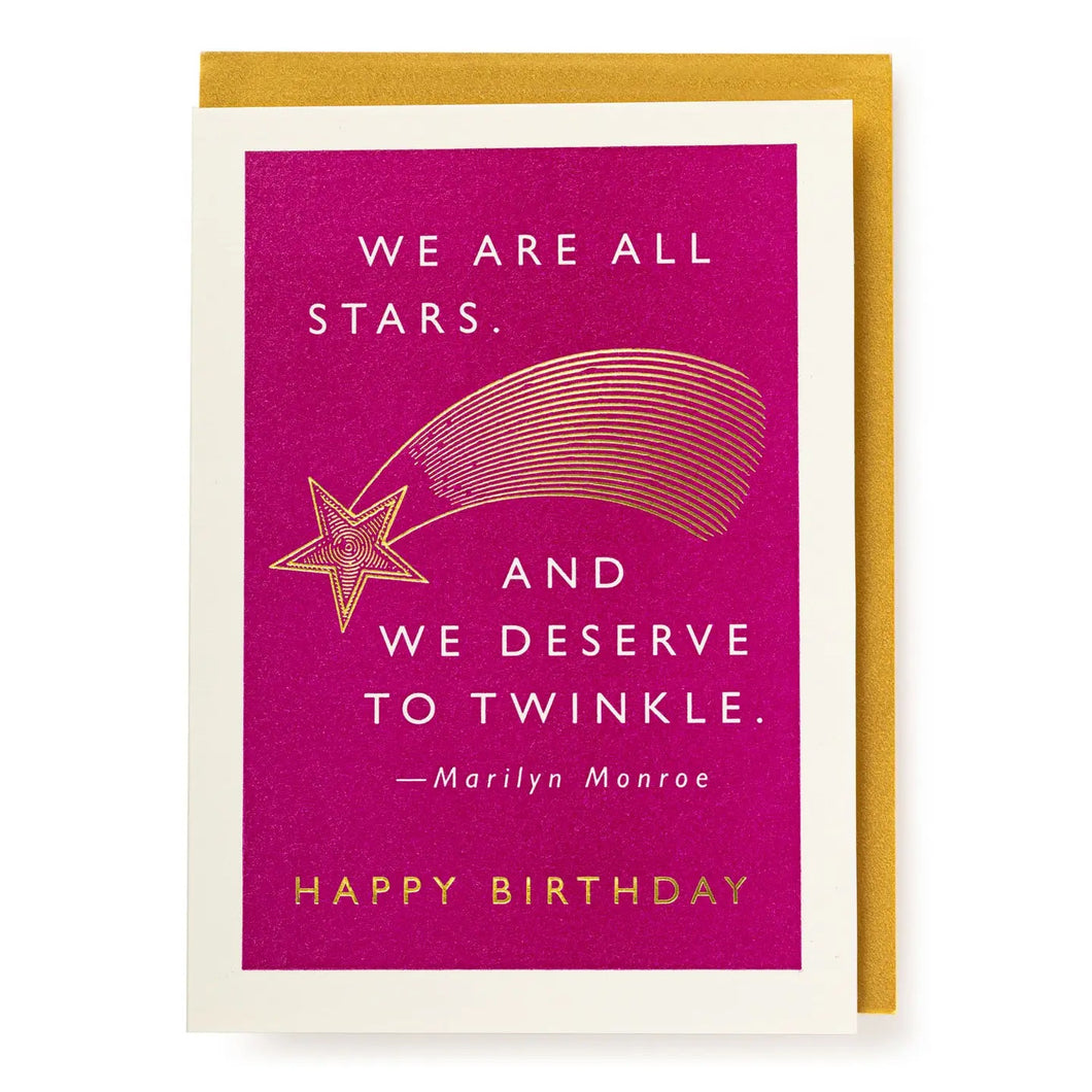 We Are All Stars, Birthday Card
