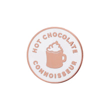Hot Chocolate Connoisseur Enamel Badge