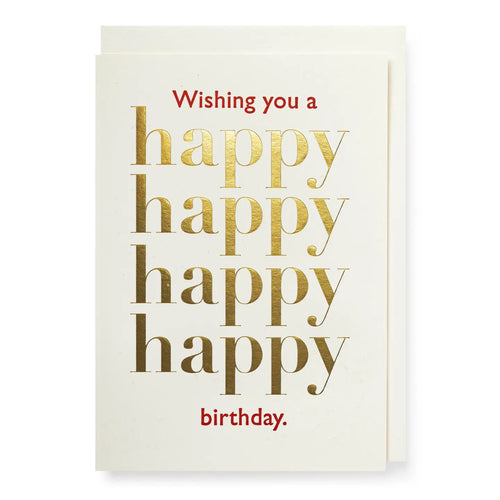 Wishing You A Happy Birthday Card