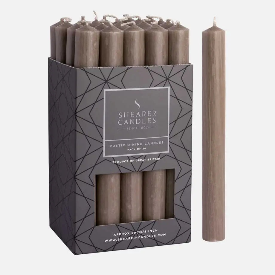 Coloured 8 Inch Pillar Candles