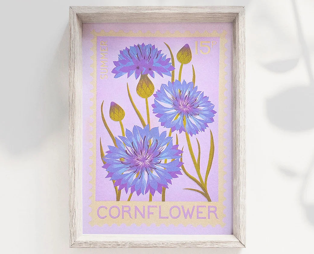 A5 Cornflower Print