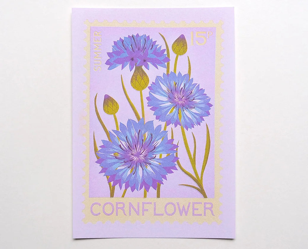 A5 Cornflower Print