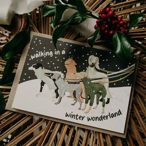 Winter Wonderland, Dogs In Jumpers, Christmas Card