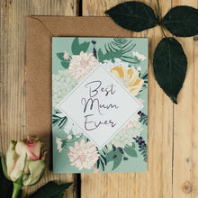 Best Mum Ever Mint Green Card