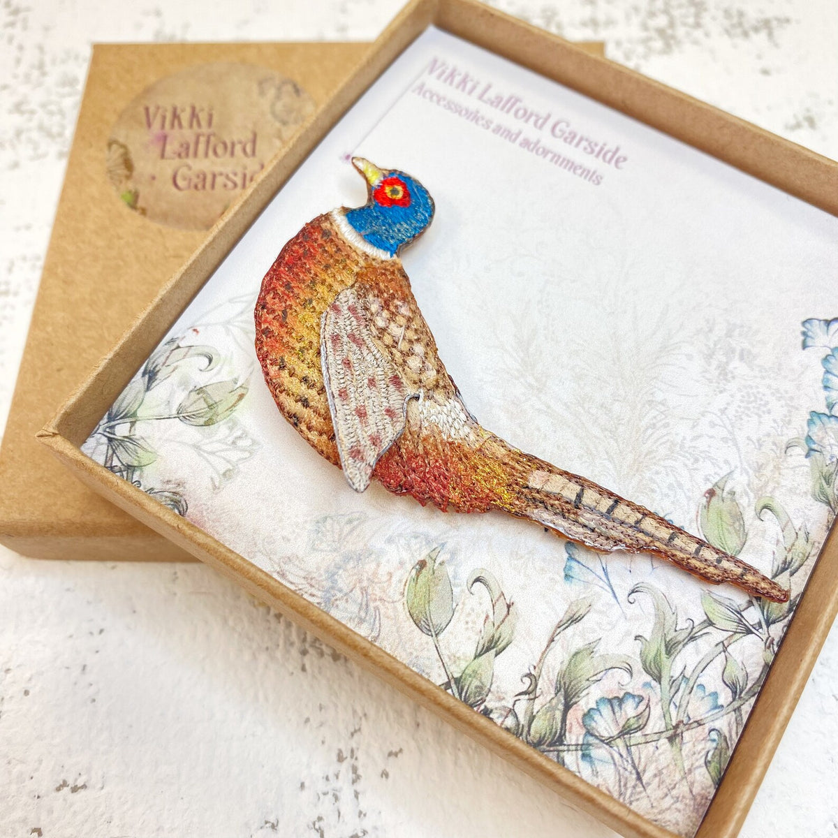 Pheasant Brooch