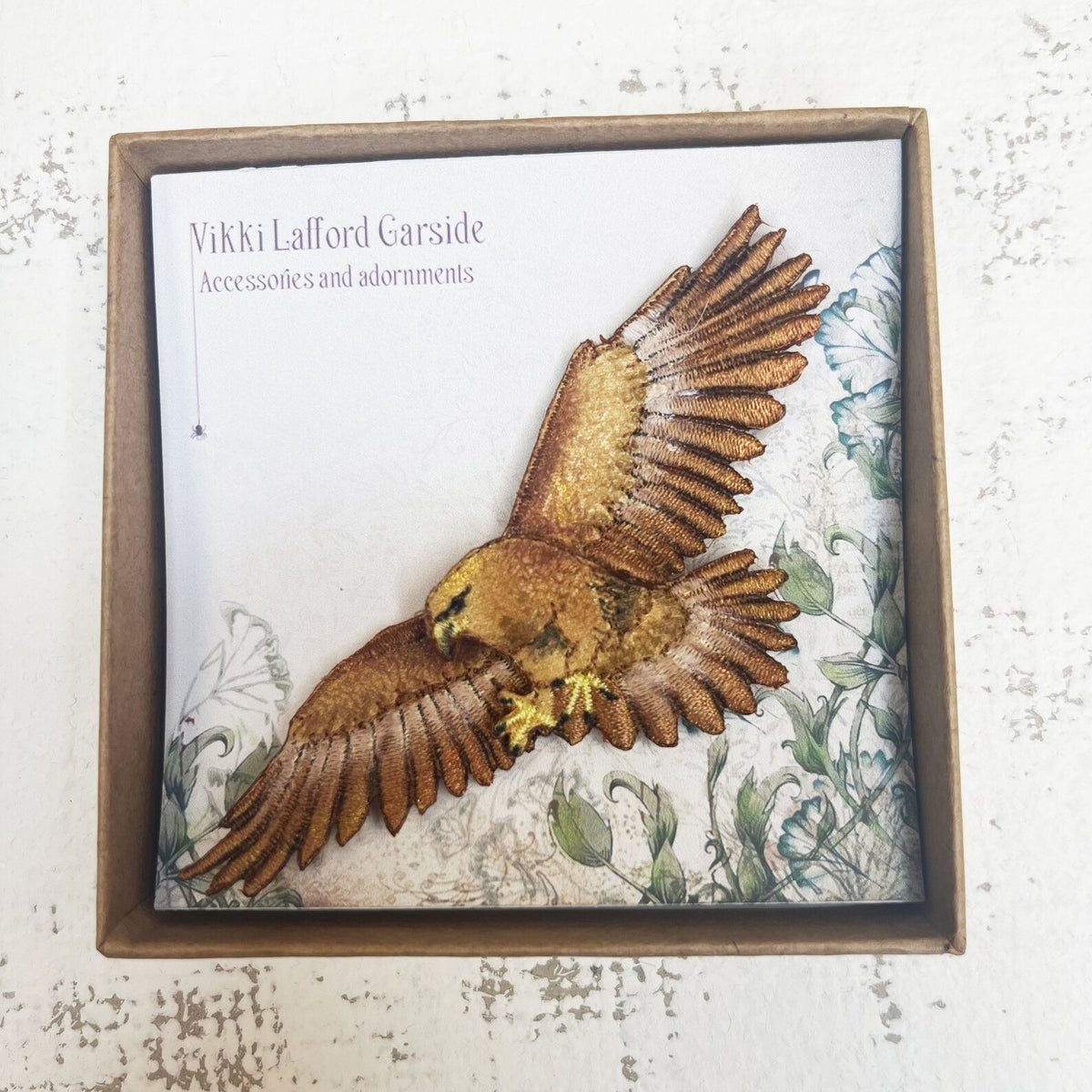 Golden Eagle Brooch