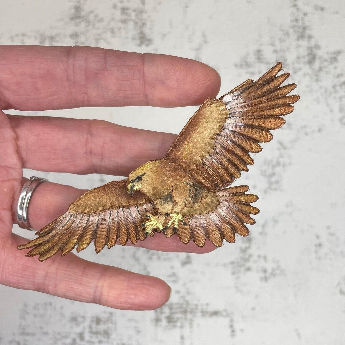 Golden Eagle Brooch