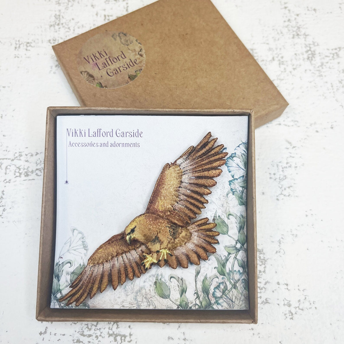 Golden Eagle Brooch