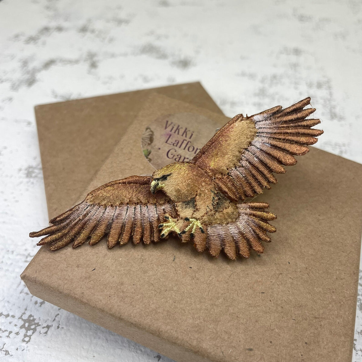 Golden Eagle Brooch