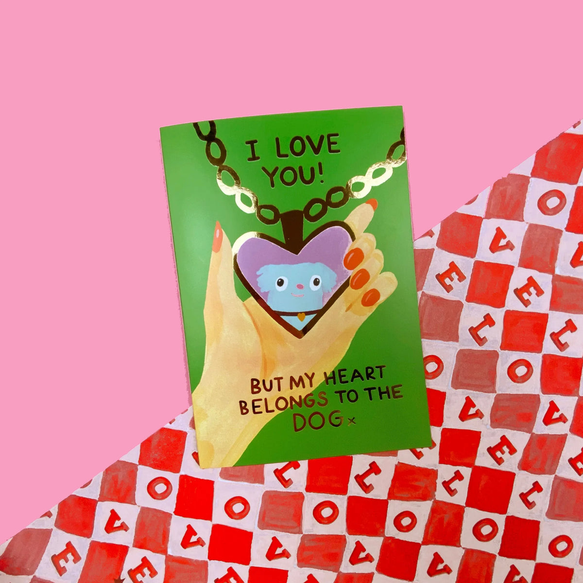 Dog Locket Card