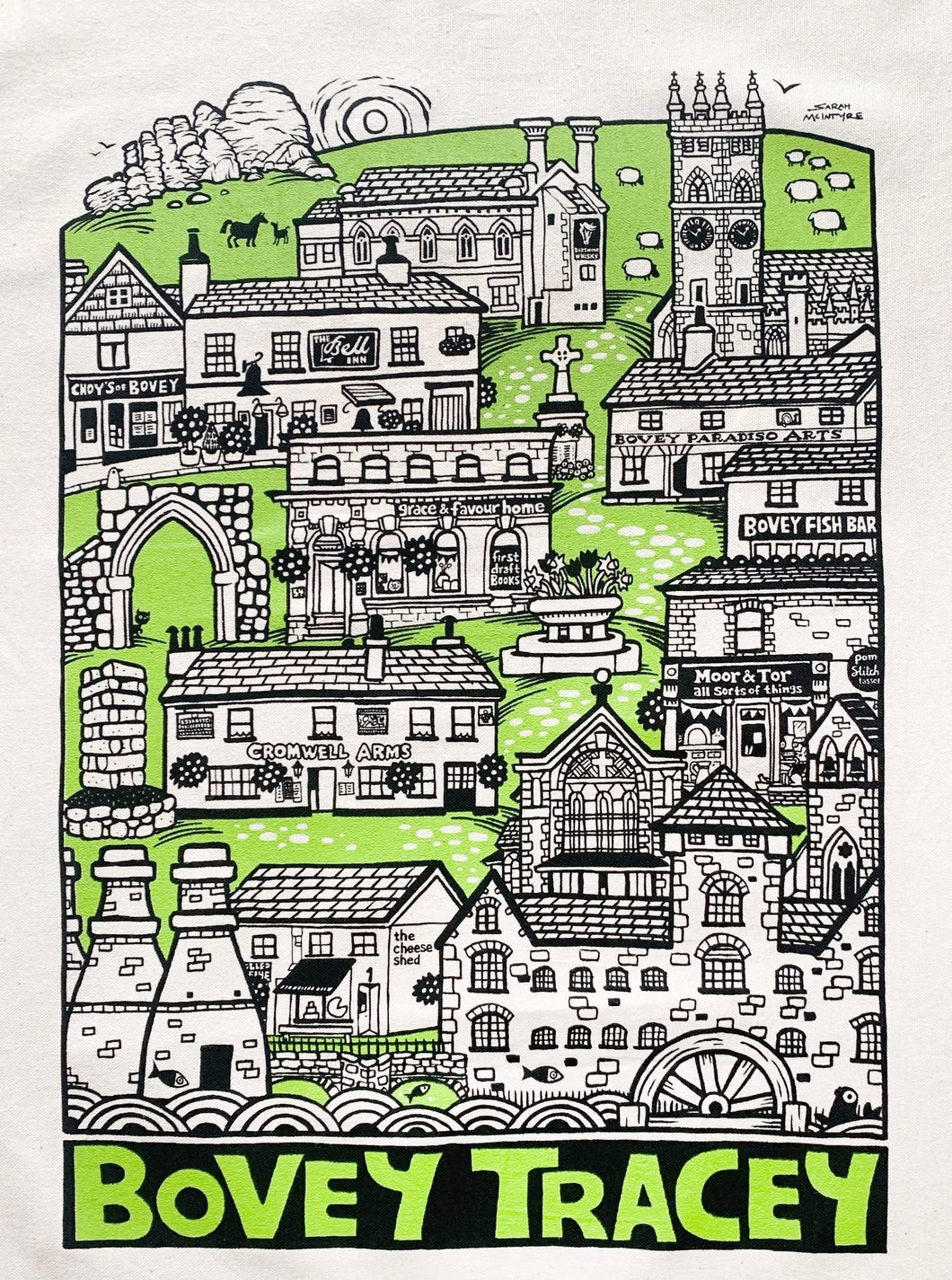 The Bovey Tracey Tea Towel