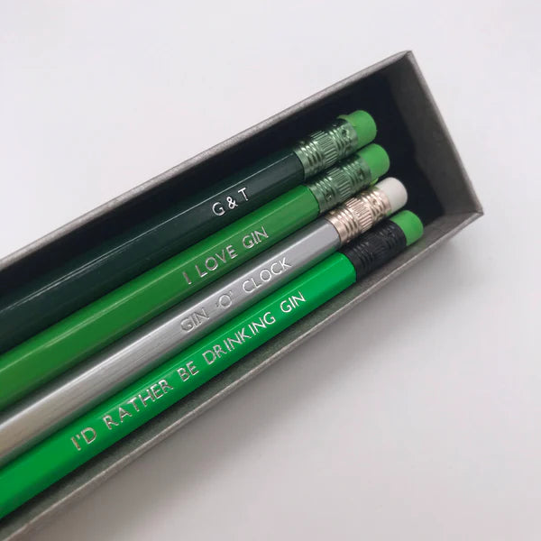 Gin Lover Pencil Set