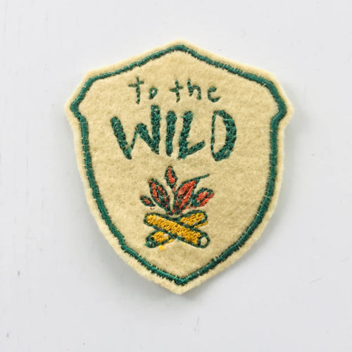 To The Wild Embroidered Patch