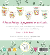 Pottery Bunting, 6 Spring Flower Jugs