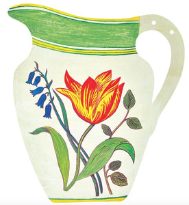 Pottery Bunting, 6 Spring Flower Jugs