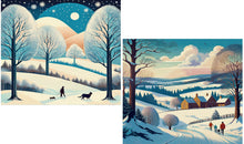 Countryside Walk, Heading Home Christmas Cards, 6 Pack