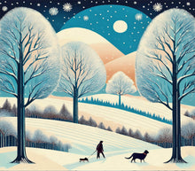 Countryside Walk, Heading Home Christmas Cards, 6 Pack