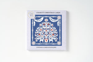Advent Tree Christmas Cards, Pack of 6