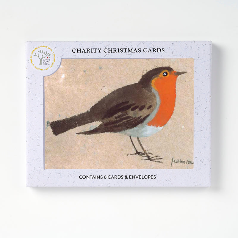 Christmas Robin Card, Pack of 6
