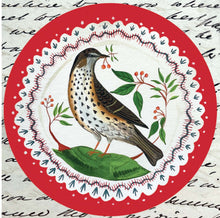 Mistle Thrush Christmas Card, Pack of 6