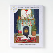 Fireplace Cat Christmas Card, Pack of 6